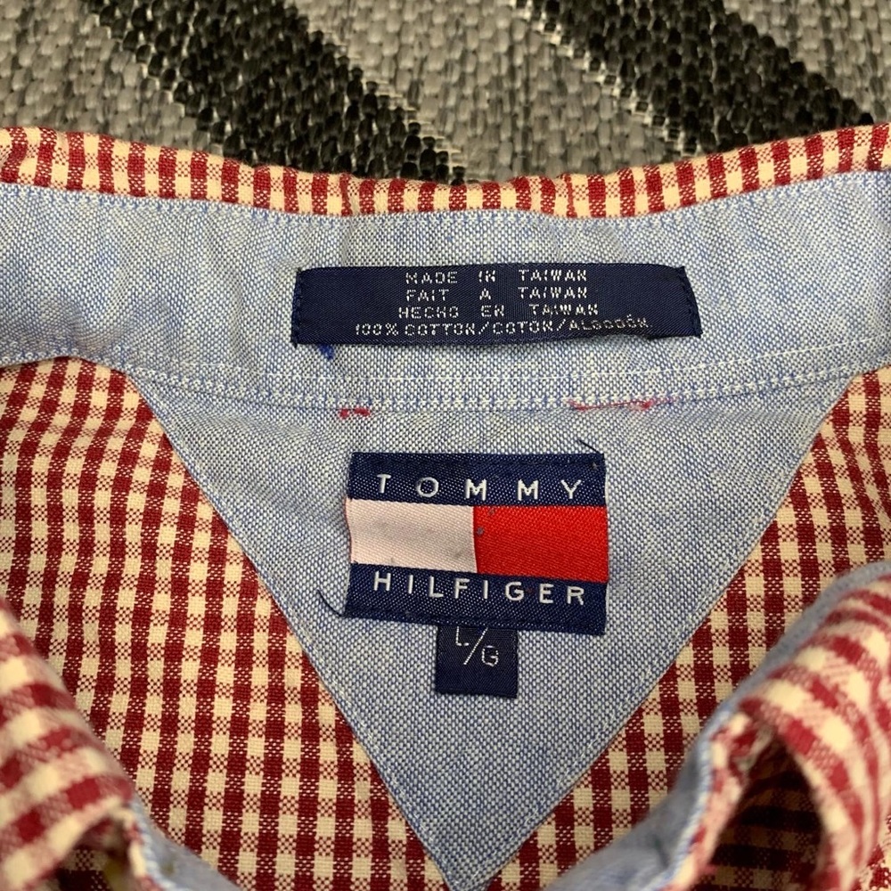 Tommy Hilfiger Button Up Flannel With The Crest - image 3